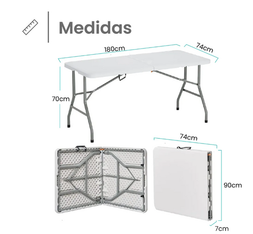 Mesa Plegable 180cm